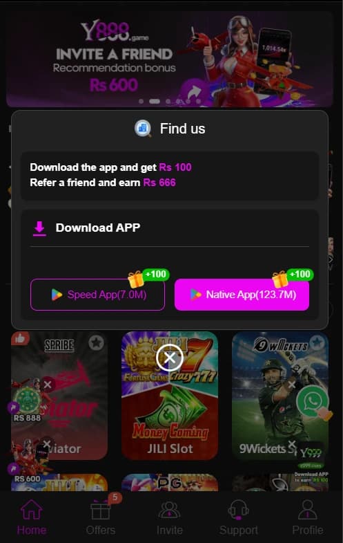 y777 app